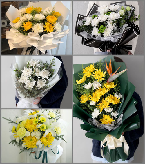 广东江门市开平市塘口镇魁草村白事花束代送